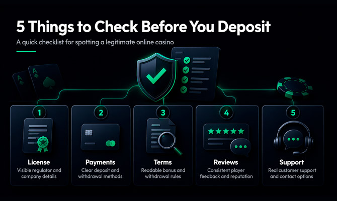 5 things to check before you deposit