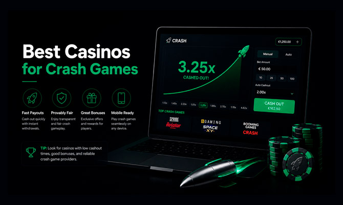 Best casinos for crash games