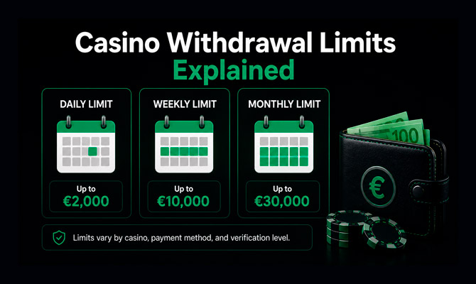 Casino withdrawal limits