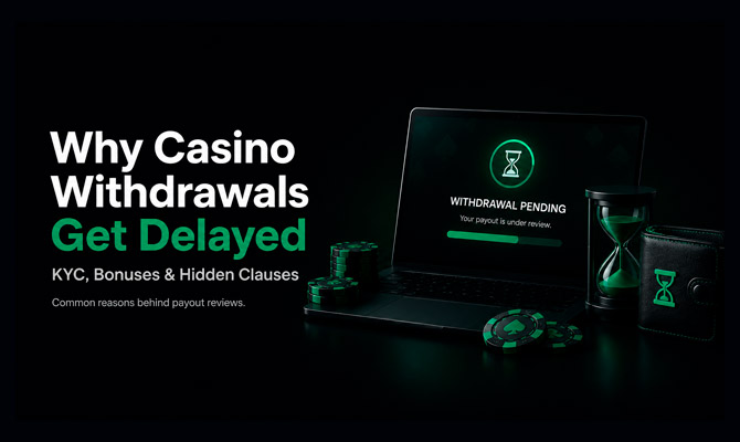 Why casino withdrawals get delayed